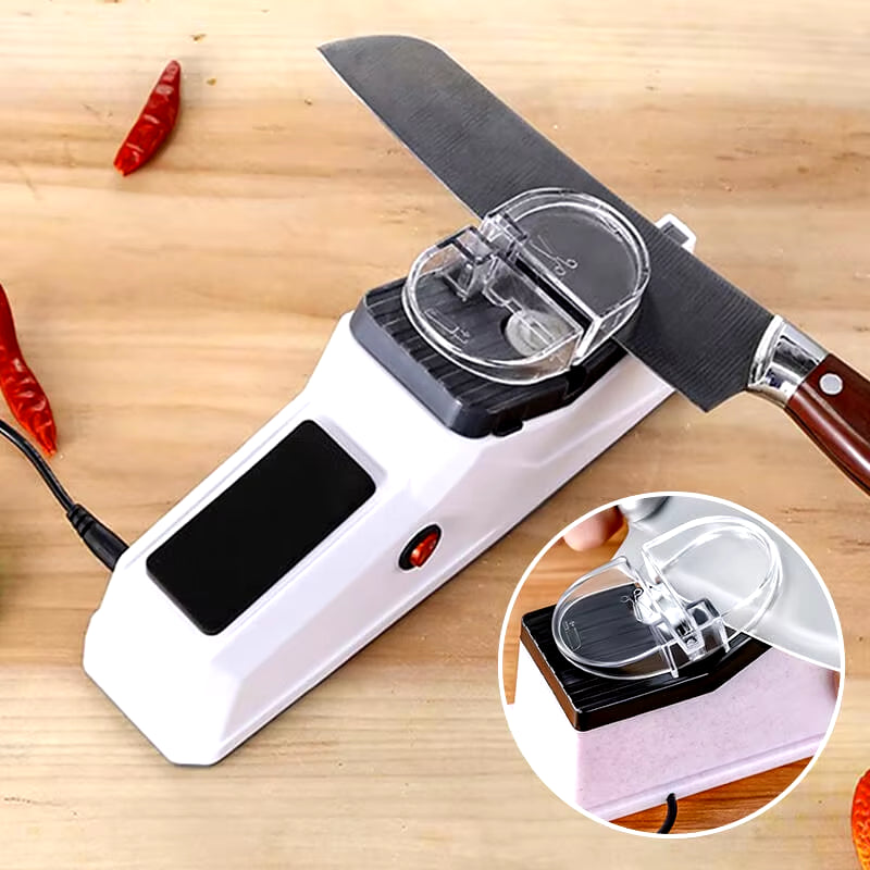 Knife Sharpening Electric Multifunctional Knife Sharpening Machine Kitchen Gadget for 5 Seconds Fast Sharpening & Polishing