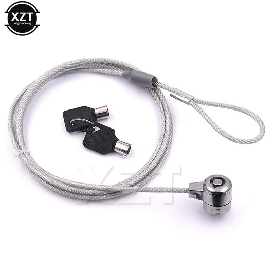 Universal Laptop Lock Laptop Security Chain Cable Chain with Key Laptop Anti-Theft Lock Laptop Security Accessories