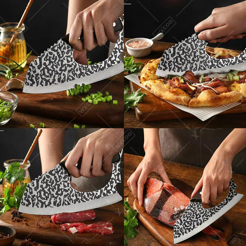 Household Kitchen Knife Effort Saving Chef‘S Knife Stainless Steel Handmade Forged Knife Professional Boning Knife Chopper Knife