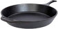 10.25 Inch Cast Iron Pre-Seasoned Skillet – Signature Teardrop Handle - Use in the Oven, on the Stove, on the Grill, or over a Campfire, Black