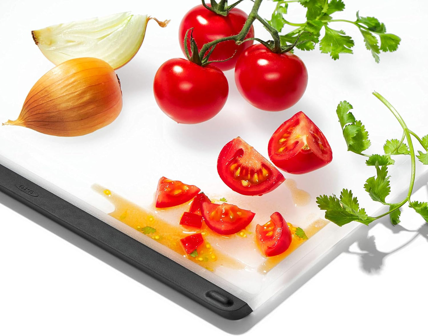 Good Grips 2-Piece Plastic Cutting Board Set (Pack of 1),Clear