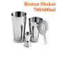 Stainless Steel Cocktail Shaker Set Mixer Bartender Kit Cobbler Boston Shaker Bars Set Tools Jigger Mixer Muddler Pourer Spoon