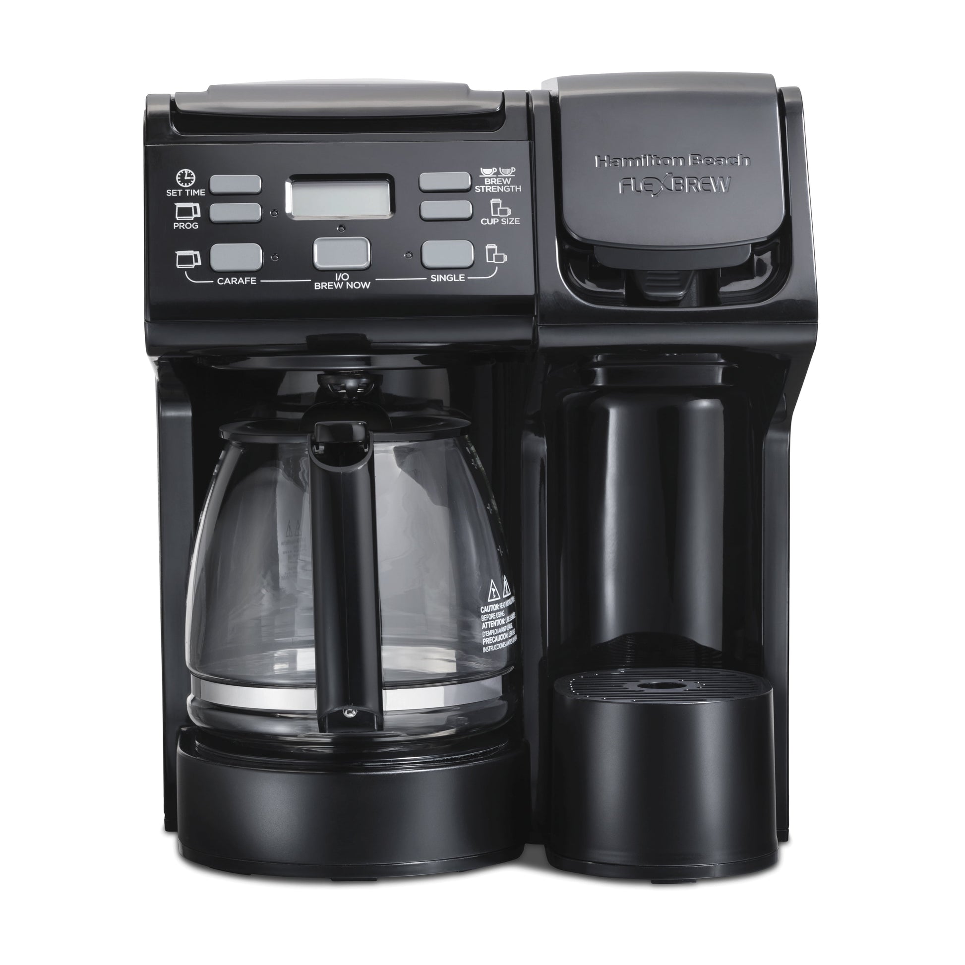 Flexbrew Trio Coffee Maker, Single Serve or 12 Cups, Black, 49904