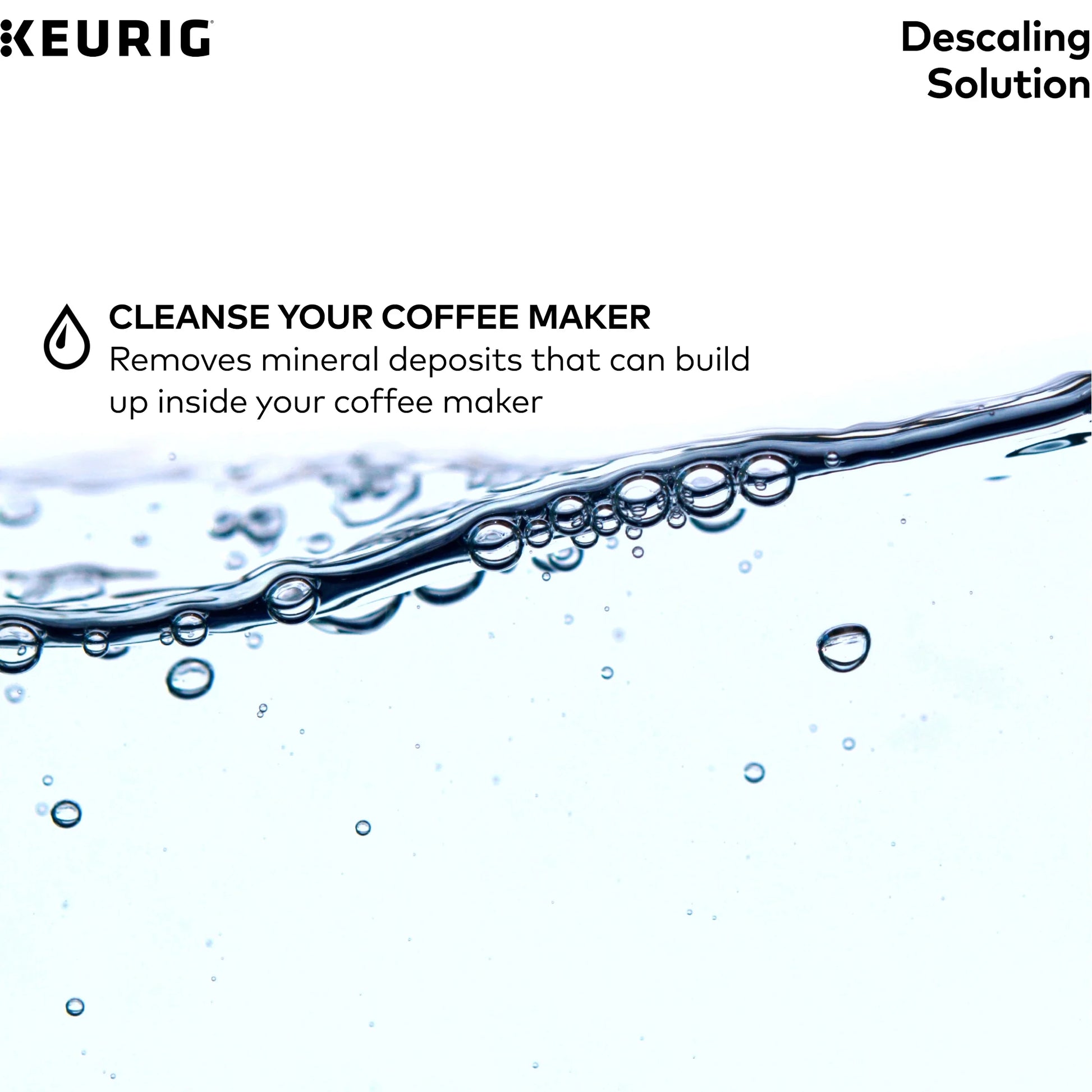 Descaling Solution for All  2.0 and 1.0 Coffee Makers