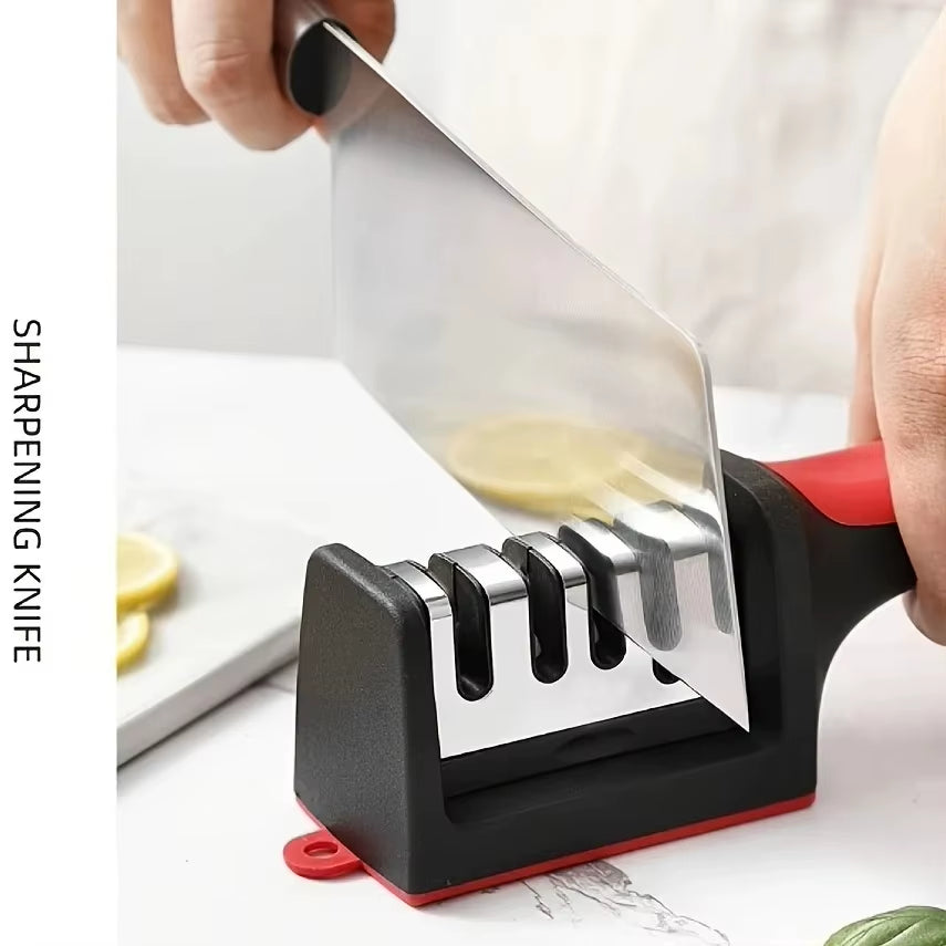 A Multifunctional Handheld Tool Sharpener，With Removable Grinding Head - Durable Plastic，Manual Operation