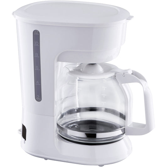 White 12-Cup Drip Coffee Maker, New