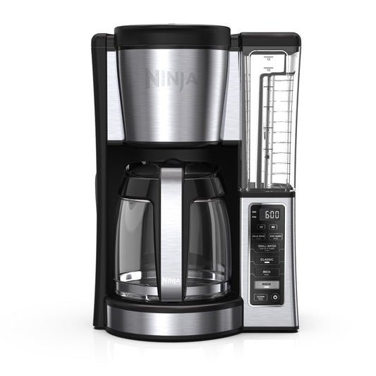 12-Cup Stainless Steel Coffee Maker, Glass Carafe, CE250