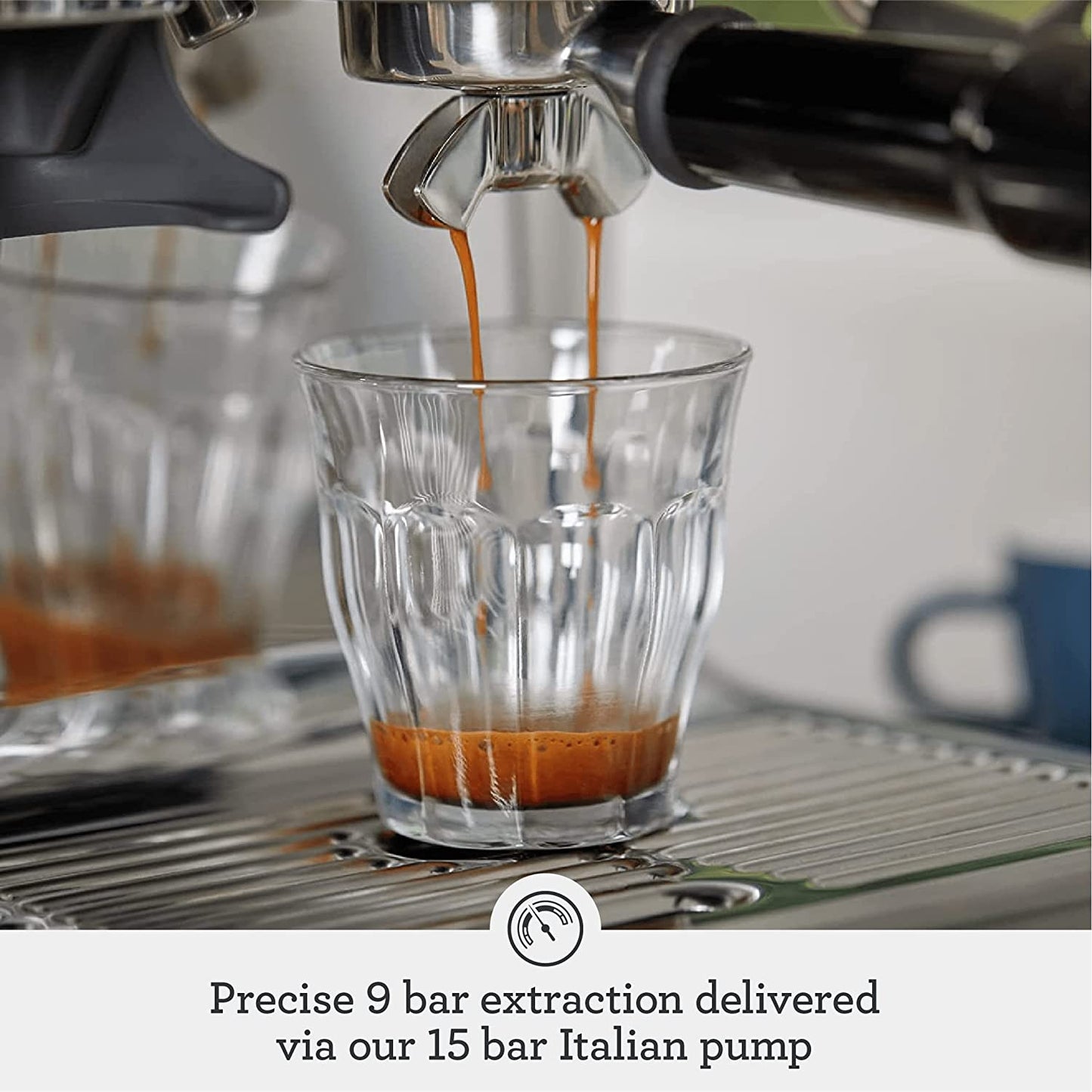 BES870XL Espresso Machine, One Size, Brushed Stainless Steel