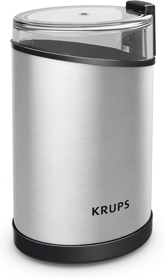 Electric Coffee Grinder: 3 Oz Capacity, 200 Watts - Versatile for Beans, Spices, Nuts - One-Touch Operation, Customizable Grind for 12 Cups - Ideal for Espresso, French Press