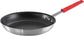 Professional 10-Inch Non Stick Frying Pan, Heavy-Gauge Aluminum Skillet with Reinforced Nonstick Coating, Red Handle, Dishwasher and Oven Safe