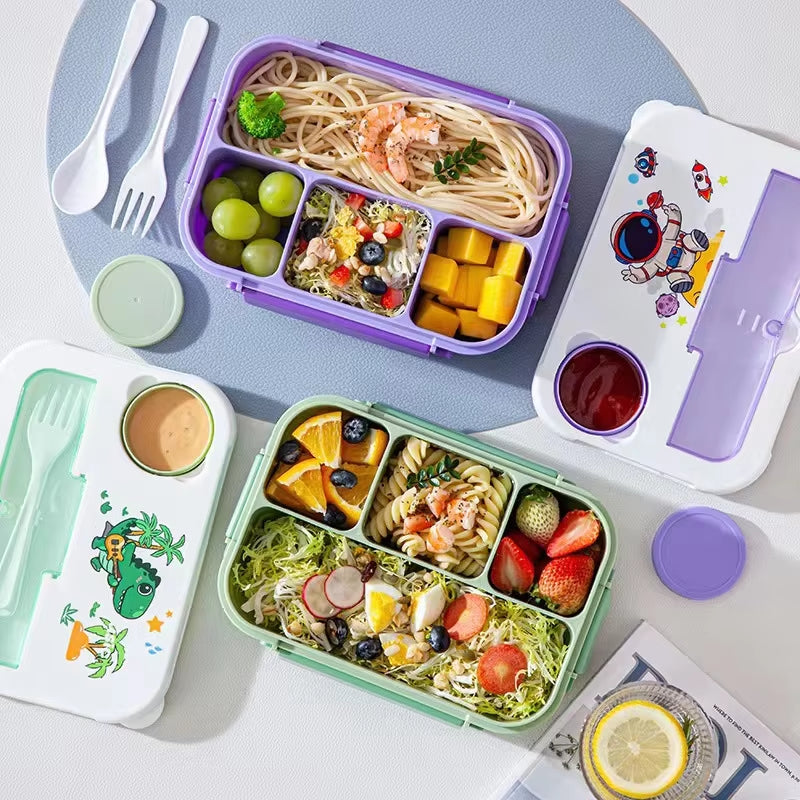 Kitchen Supplies, Food Grade Lunch Boxes, Bento Lunch Boxes, Multi Compartment Children'S Bento Lunch Boxes