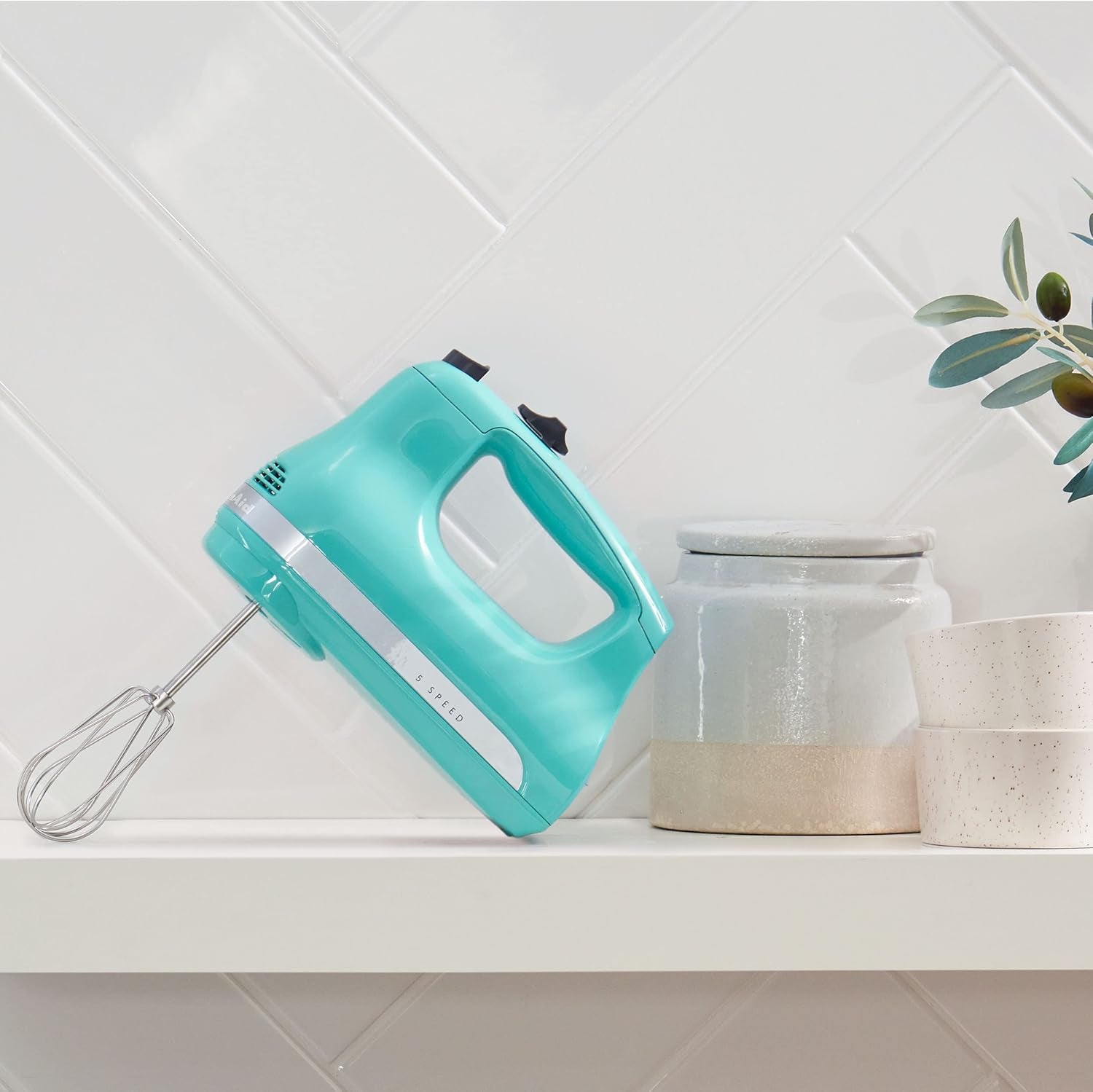 5 Ultra Power Speed Hand Mixer - KHM512, Aqua Sky