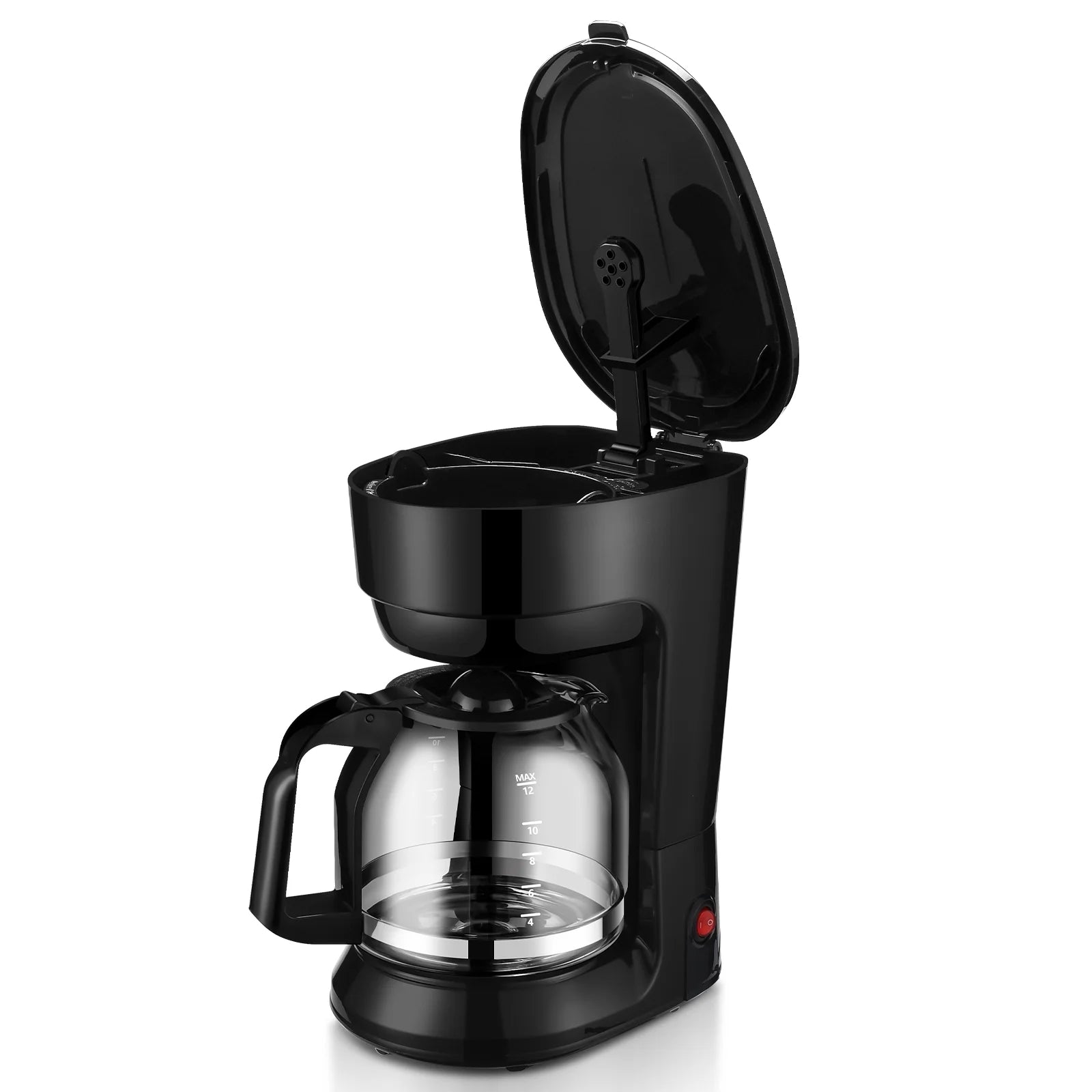 Black 12-Cup Drip Coffee Maker