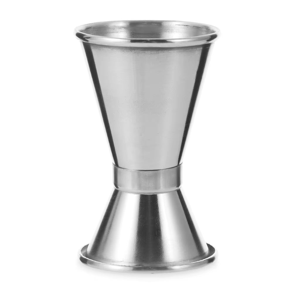 Stainless Steel Cocktail Shaker Measure Cup Dual Shot Drink Spirit Measure Jigger Kitchen Bar Tools