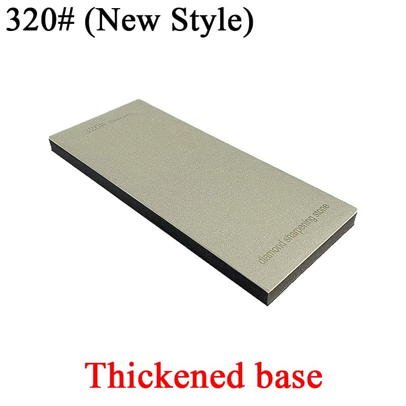 New Thickened Non-Slip Base Diamond Stone Kitchen Knife Sharpening System Tool 15 Degree Sharpener Whetstone Leather Polishing