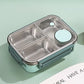 304 Stainless Steel Lunch Box with Tableware for Adults Kids Leakproof Lunch Container Portable Grids Bento Box Food Containers