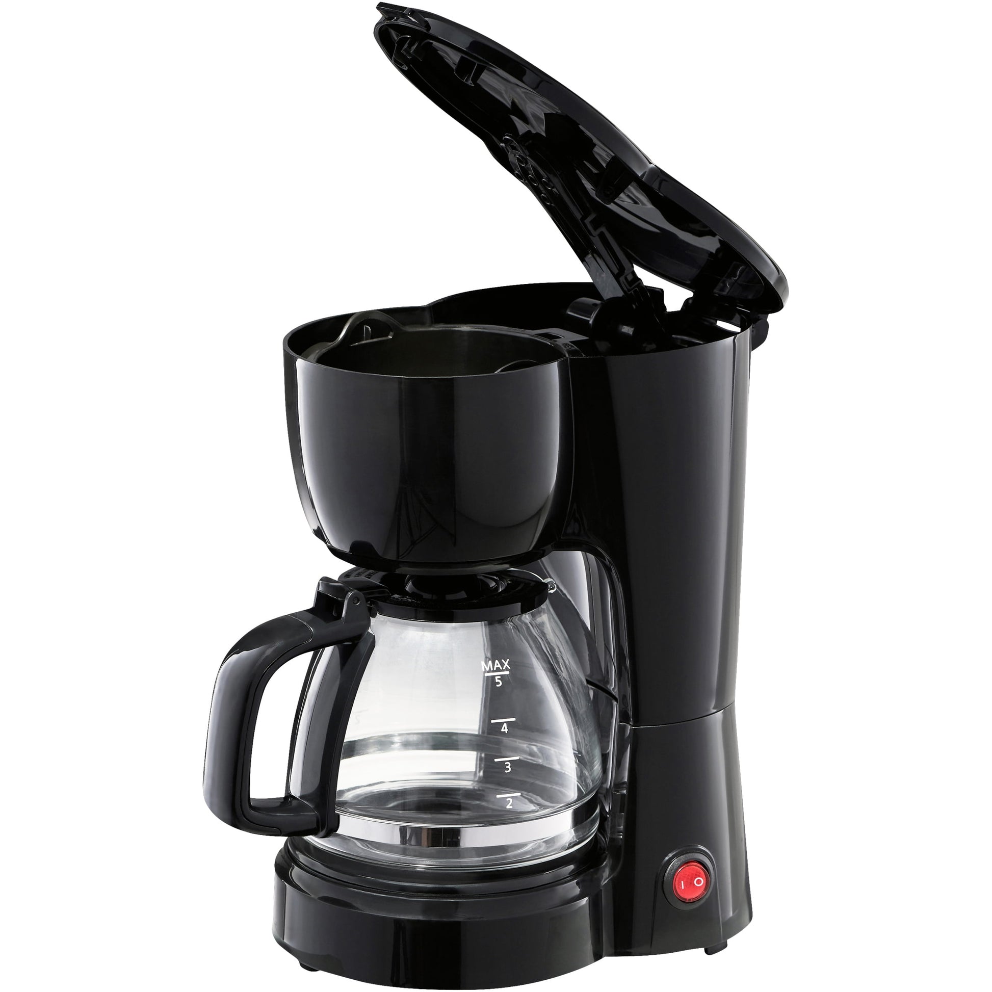 Black 5-Cup Drip Coffee Maker, New