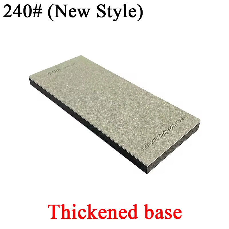 New Thickened Non-Slip Base Diamond Stone Kitchen Knife Sharpening System Tool 15 Degree Sharpener Whetstone Leather Polishing