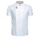 Chef Uniform Work Uniform Men'S Customized Name Print Logo Short Sleeved Shirt Jacket Bread Restaurant Cake Shop Kitchen