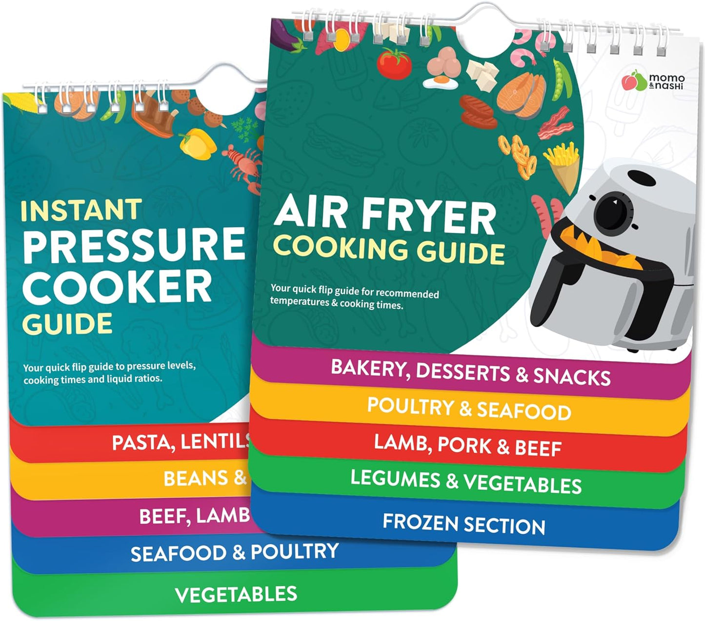 Air Fryer Cheat Sheet Magnets Cooking Guide Booklet - Air Fryer Cookbooks - Air Fryer Liners - Air Fryers Kitchen Gifts Gadgets 2024 - Air Fryer Accessories - Air Fryer Cooking Guide Airfryer Liners