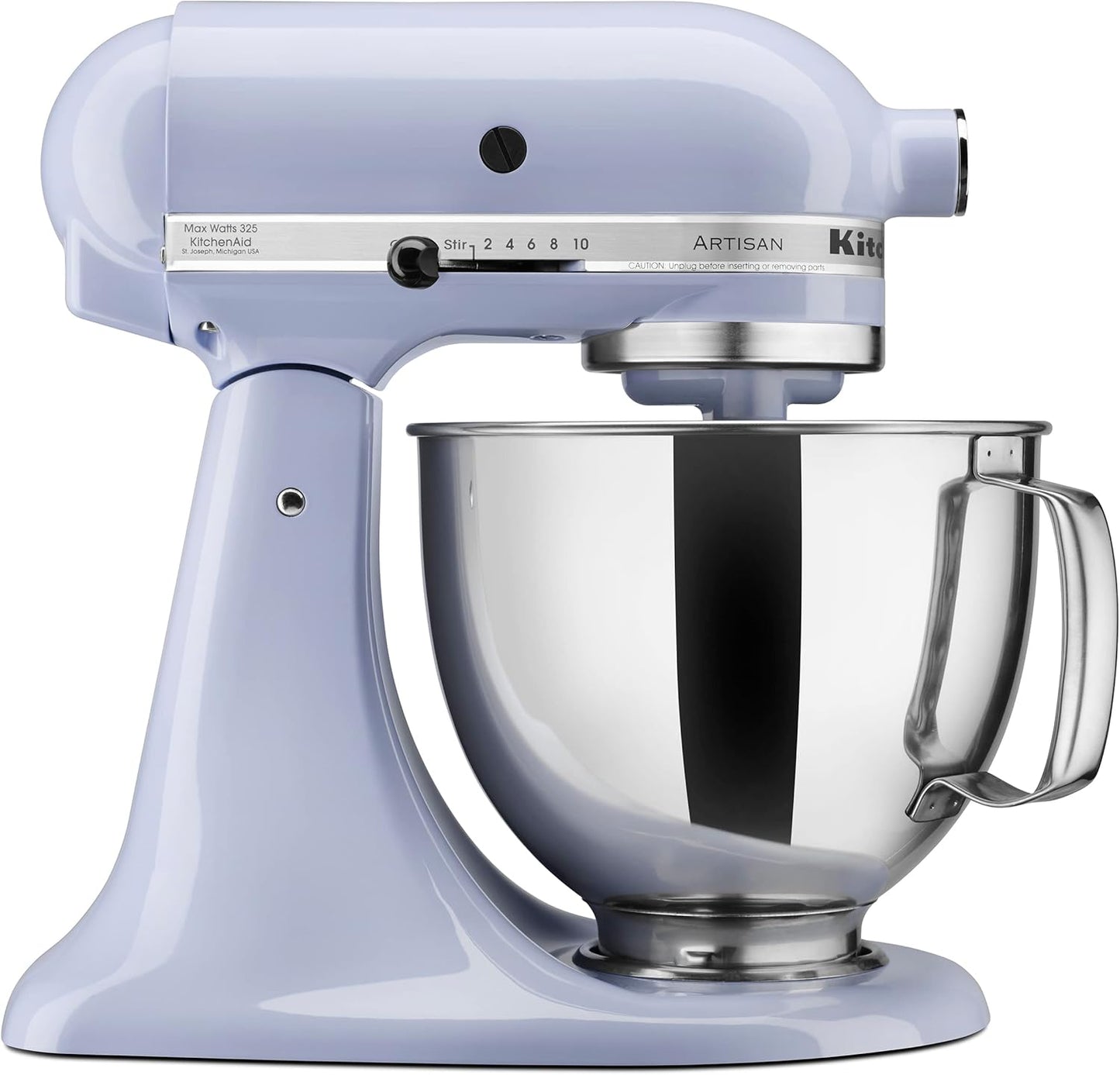 Artisan Series 5 Quart Tilt Head Stand Mixer with Pouring Shield KSM150PS, Almond Cream