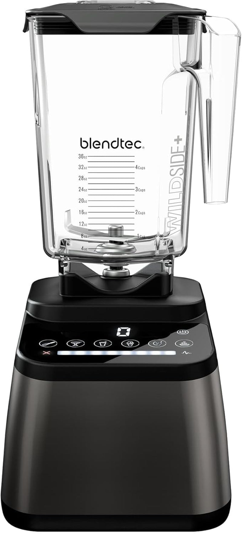 Original Designer Series Blender and 90 Oz Wildside+ Jar - Kitchen Blender Bundle - Black