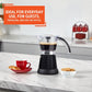 6 or 3Cup Electric Espresso Maker, Black