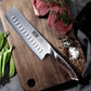 7 Inch Nakiri Knife, Japanese AUS-10 High Carbon Stainless Steel Chef Knife, Multipurpose Meat Vegetable Sharp Kitchen Knife with Ergonomic Pakkawood Handle