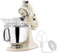 Artisan Series 5 Quart Tilt Head Stand Mixer with Pouring Shield KSM150PS, Almond Cream