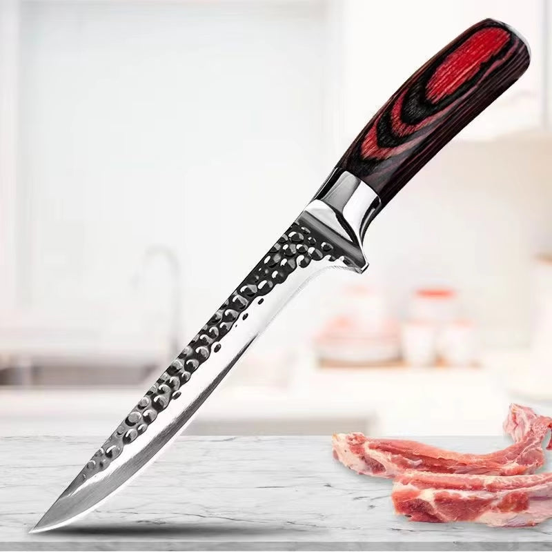 Professional Boning Knife Hand Forged Kitchen Knife Fillet Knife for Fish Meat Deboning Chef Butcher Knife Cleaver Cooking Tools