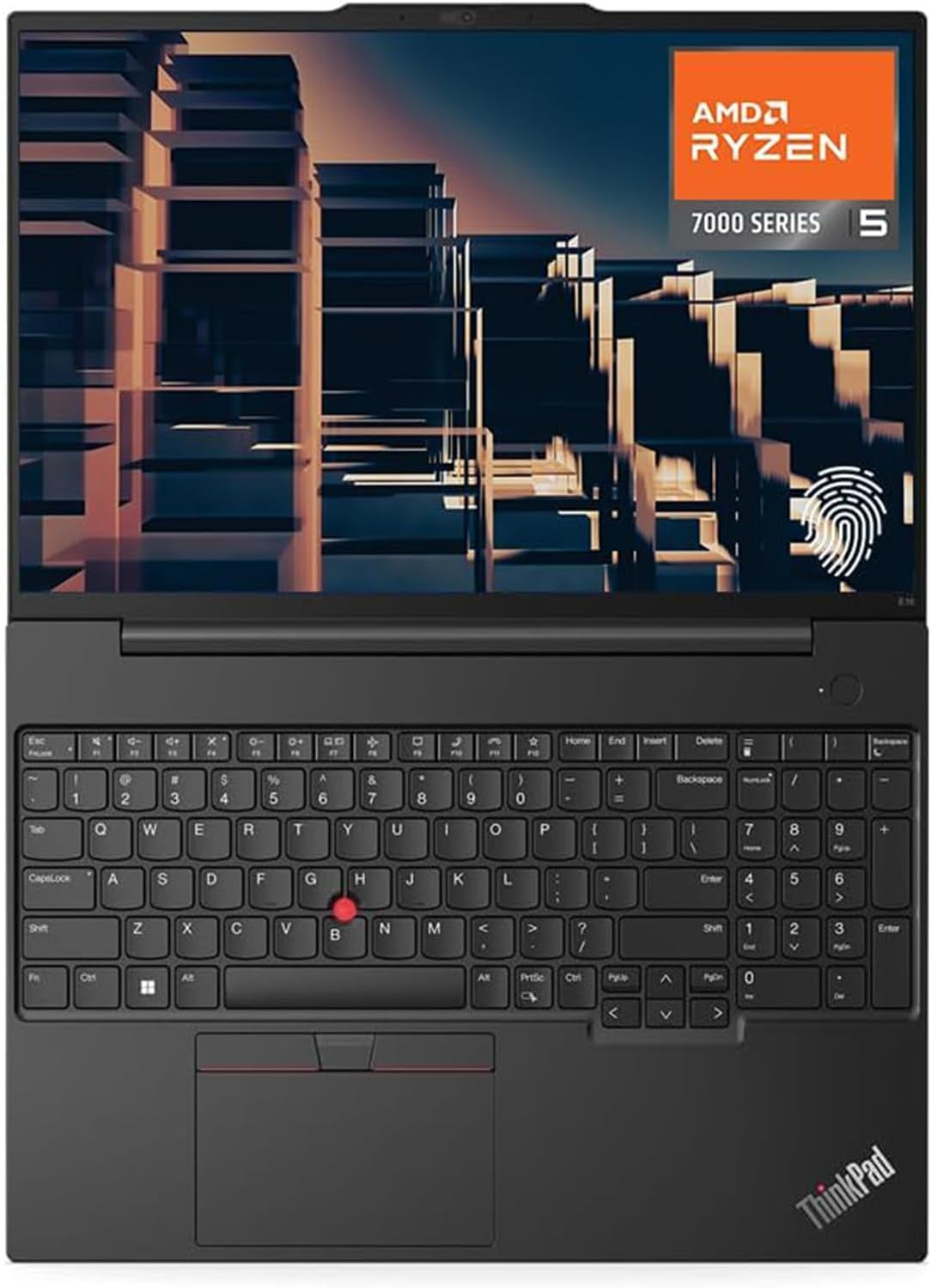 Thinkpad E16 Business Laptop, 16" WUXGA Display, AMD Ryzen 5 7530U (Beat I7-1165G7), 24GB RAM, 1TB Pcie SSD, Webcam, HDMI, RJ-45, Fingerprint Reader, Wi-Fi 6, Windows 11 Pro, Black