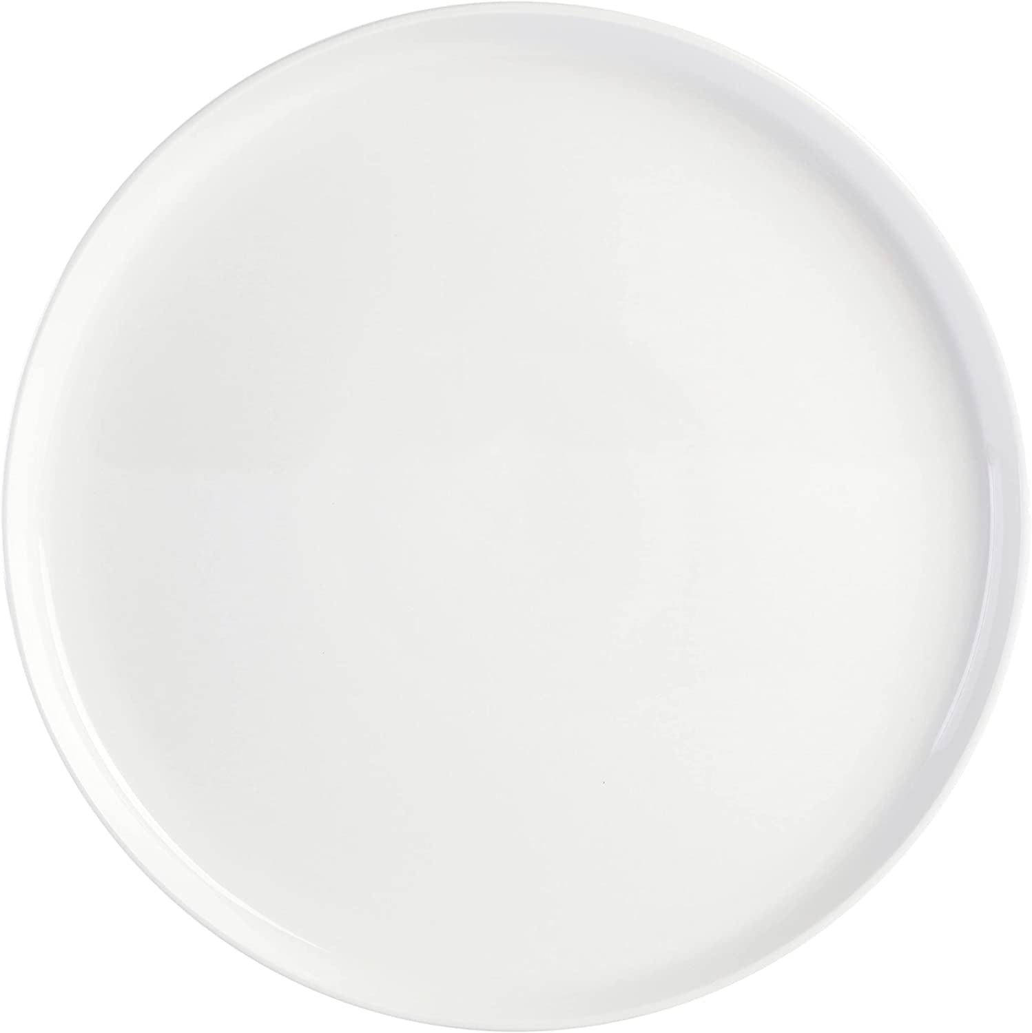 Oslo Porcelain Chip and Scratch Resistant Dinnerware Set, Service for 4 (16Pcs), Plates and Bowls Dishes Sets, White