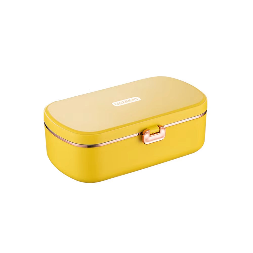 Office Thermal Lunch Boxes, Portable Electric Lunch Boxes, Water Free Heating Bento Box Stainless Steel Food Warmer