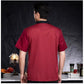 Summer Chef Uniform Kitchen Hotel Cafe Cooking Work Clothes Short Sleeve Shirt Catering Cook Jacket Tops for Man Women