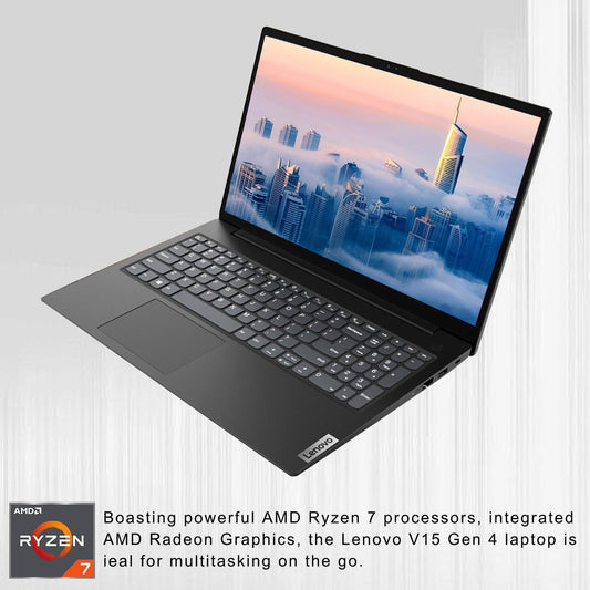 V-Series V15 Business Laptop, 15.6" FHD Display, AMD Ryzen 7 7730U, 40GB RAM, 1TB SSD, Numeric Keypad, HDMI, RJ45, Webcam, Wi-Fi, Windows 11 Pro, Black