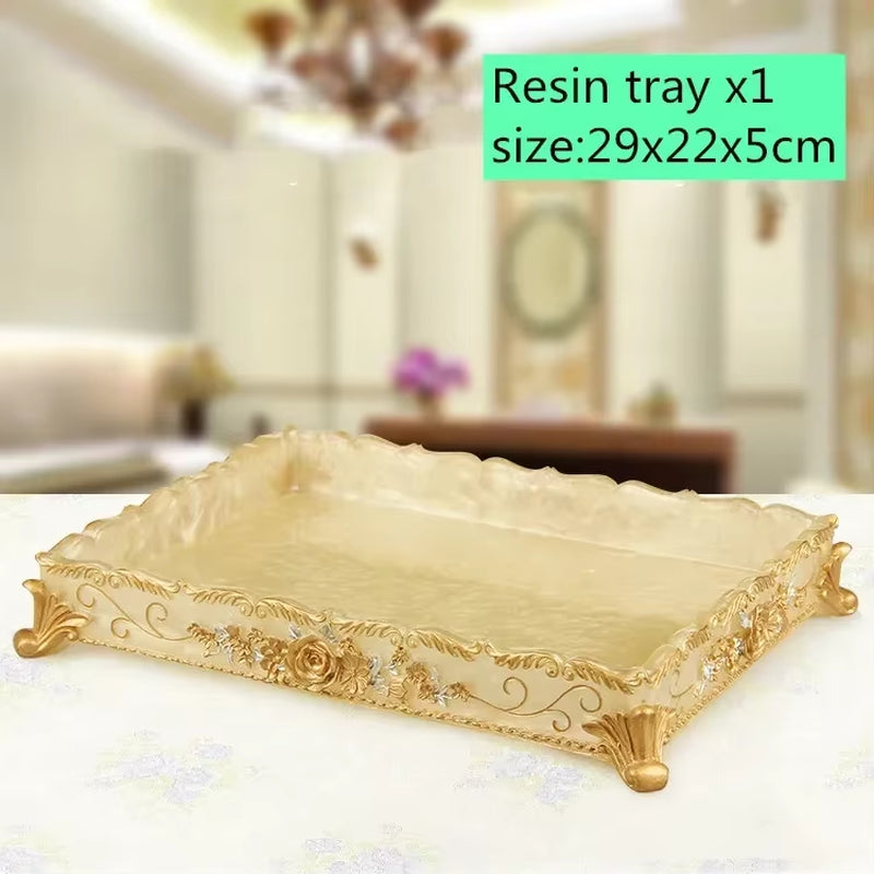 European Style Luxury Bathroom Accessories Set, Romantic Flowers, Antique Resin Wash Suit, Bathroom Supplies, Mouthwash Cup