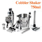 Stainless Steel Cocktail Shaker Set Mixer Bartender Kit Cobbler Boston Shaker Bars Set Tools Jigger Mixer Muddler Pourer Spoon