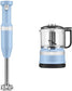 Cordless Variable Speed Hand Blender - KHBBV53, Blue Velvet & 3.5 Cup Food Chopper - KFC3516, Blue Velvet