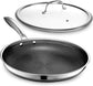 Hybrid Nonstick Frying Pan, 12-Inch, Stay-Cool Handle, Dishwasher and Oven Safe, Induction Ready, Compatible with All Cooktops