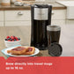 CM618 Single Serve Coffee Maker, Black