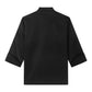 Mens Chef Shirt Work Uniform Cross-Over Collar Chef Coat Kitchen Restaurant Hotel Unisex Cooking Jacket with Pockets Chef Tops