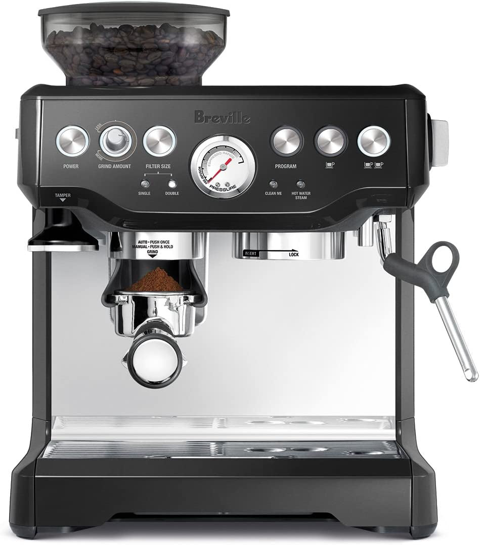 BES870XL Espresso Machine, One Size, Brushed Stainless Steel