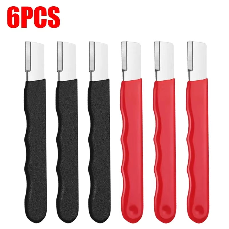 6/1PCS Quick Sharpener Alloy Steel Portable Manual Knives Grinding Sharpener Scissor Knife Sharpening Stone Kitchen Scraper Tool