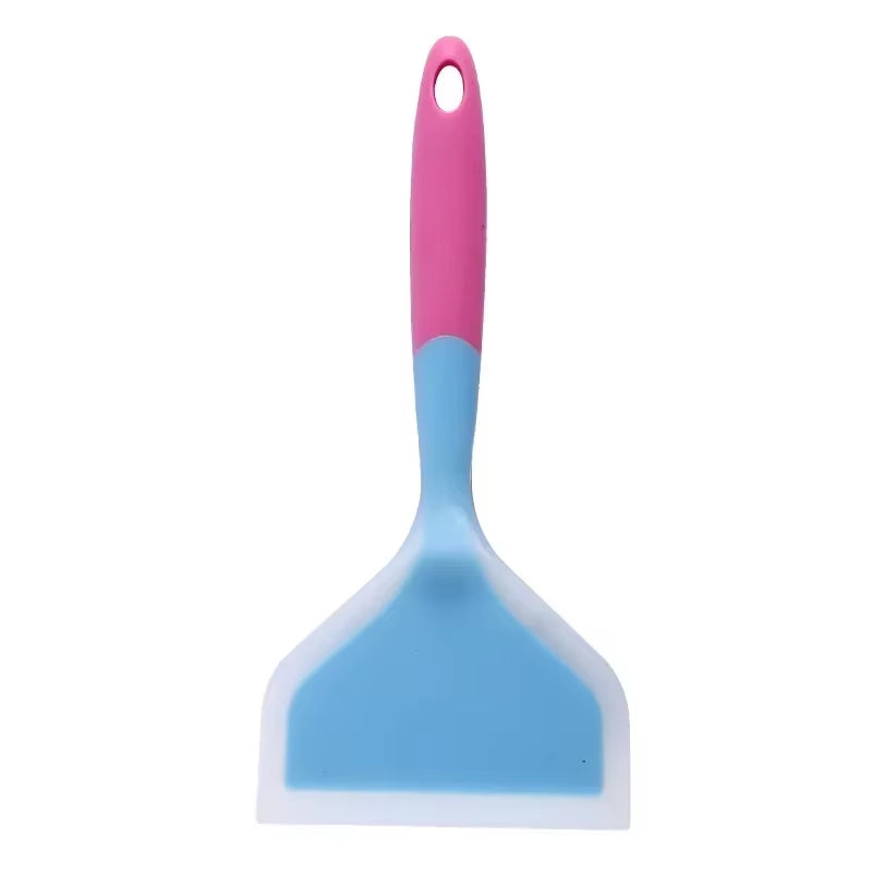 Kitchen Spatula Ware Scoop Cooking Utensils Colorful Silicone Kitchen Scraper Beef Meat Egg Wide Pizza Cooking Tools Shovel