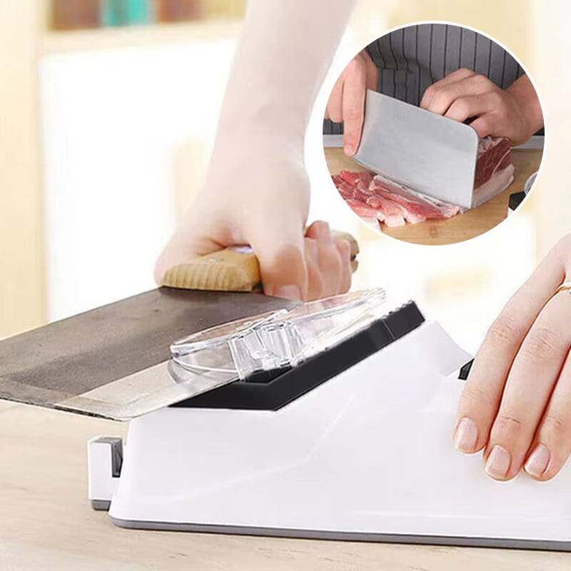 Knife Sharpening Electric Multifunctional Knife Sharpening Machine Kitchen Gadget for 5 Seconds Fast Sharpening & Polishing