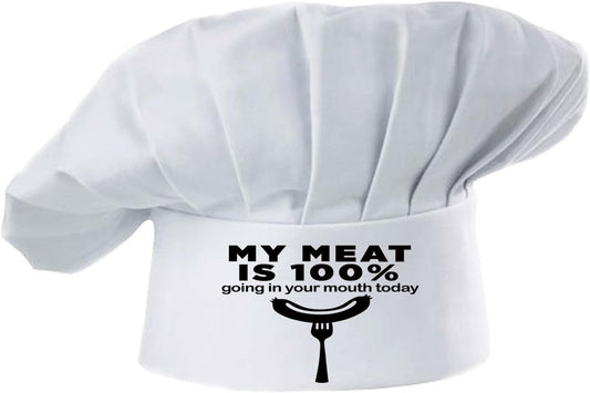 Funny Adjustable Chef Hat Baker Kitchen Grill BBQ Cooking Cap Gifts for Father Mother Day Birthday