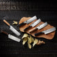 Premier 5.5" Nakiri Knife, Handcrafted Japanese Vegetable Knife, VG-MAX Core with Damascus Stainless Steel Cladding, Pakkawood Handle, Slicing Knife for Professional and Home Chefs