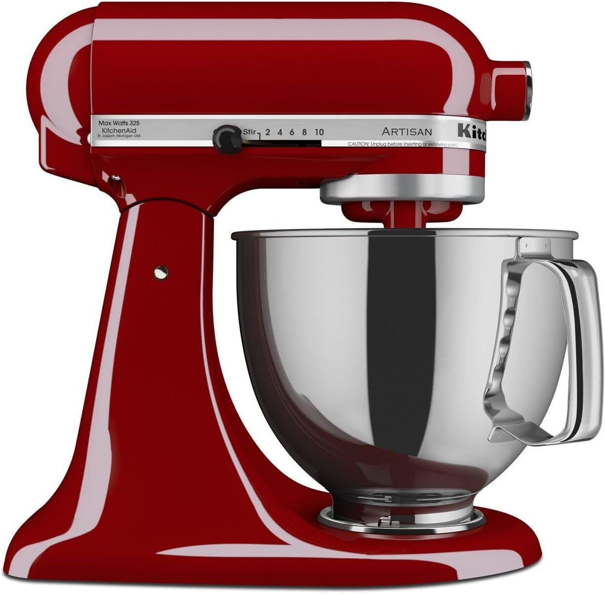 Artisan Series 5 Quart Tilt Head Stand Mixer with Pouring Shield KSM150PS, Almond Cream