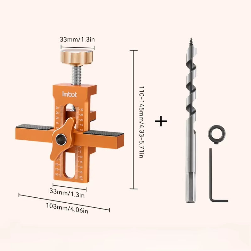 Cabinet Door Mounting Jig Quick Positioning Hole Opening Tool Adjustable Aluminum Alloy Cabinet Portable Cabinet Mount Locator