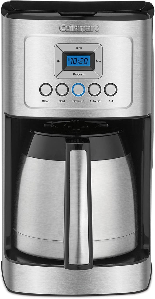 Stainless Steel Coffee Maker, 12-Cup Thermal, Silver